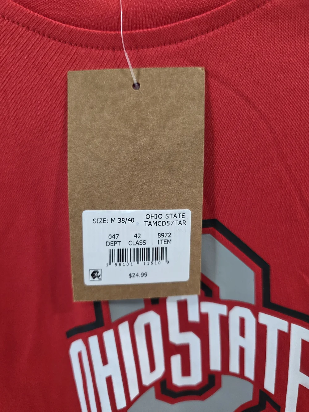 Ohio State Red Performance Short-Sleeve Tee - Rivalry Threads - Picture 4 of 9